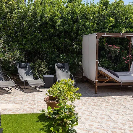 公寓 Faszinierendes Nur 200 Meter Zum Mit Meerblick, Pool, Grill, Lounge-bereich