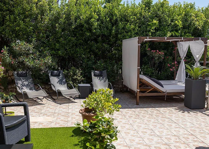 公寓 Faszinierendes Nur 200 Meter Zum Mit Meerblick, Pool, Grill, Lounge-bereich